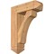 Ekena Millwork Legacy Arts and Crafts Smooth Bracket w/ Offset Brace, Western Red Cedar, 7 1/2"W x 24"D x 32"H BKT0806X24X32LEC03SWR - alternate 1